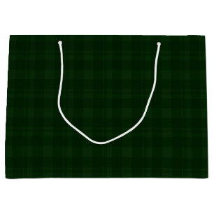 Holly Berry Grönt Tartan Large Gift Bag