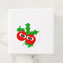 Holly Berry Kids Christmas Gift Tag – To/From Gåvor Etiketter