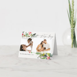 Holly Berry Tall Väldigt God Jul 2 Foto Helgkort