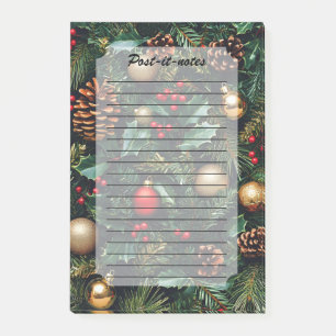 Holly Berry Winter Wonderland Post-it Block