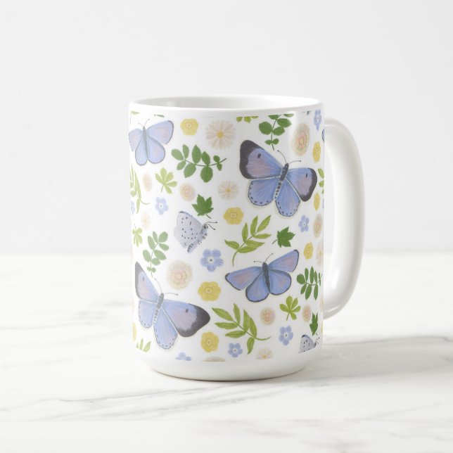 Holly Blue Butterfly Kaffemugg (Framsida höger)