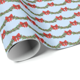 Holly Boughs Wrapping Paper Presentpapper