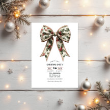 Holly Bow Helgdag jul Party