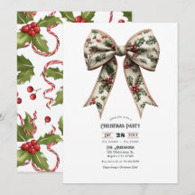 Holly Bow Holiday Julfest