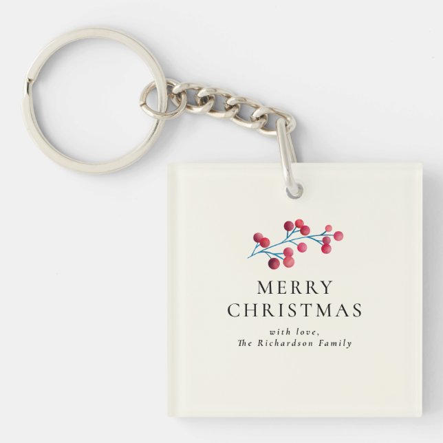 Holly Cherry God jul Personlig Family (Framsidan)