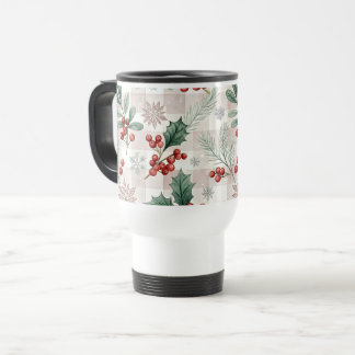 Holly Christmas Snow Watercolor Resemugg