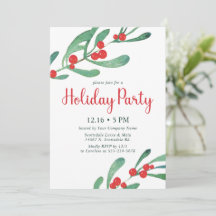 Holly Company Julfest-inbjudan