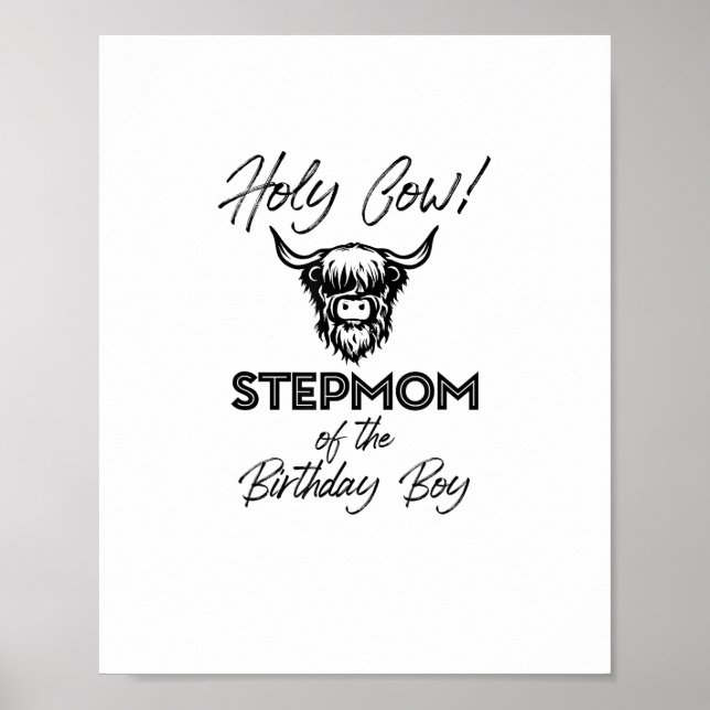 Holly Cow Stepmamma från födelsedagstjocken Poster (Framsidan)