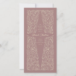 Holly Cross mauve elfenben välsignad jul