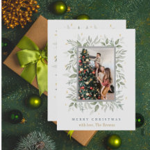 Holly Days | God jul Photo Helgdagskort