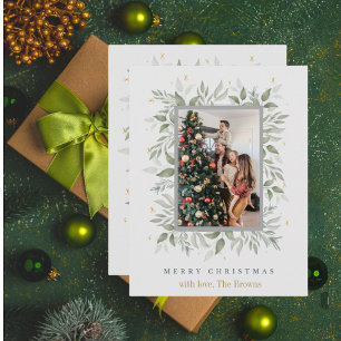 Holly Days   God jul Photo Helgdagskort Julkort