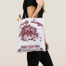 Holly Days Vintage Jul Tygkasse