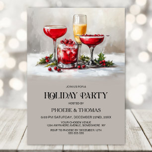 Holly Drinkar Julfest Inbjudningar