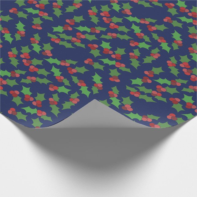 Holly Festive jul Presentpapper (Hörn)