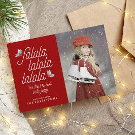 Holly Festive-julen Julkort