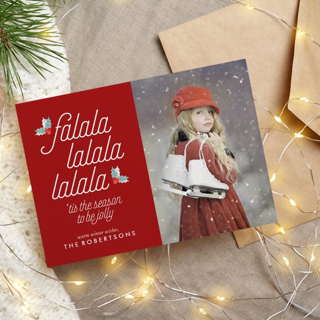 Holly Festive-julen Julkort (Skapare uppladdad)