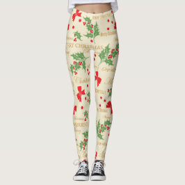 holly god jul leggings