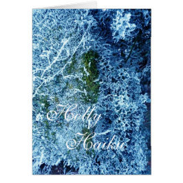 Holly Haiku Hälsningskort