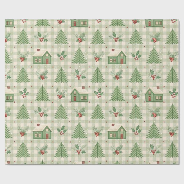 Holly HEarth jul Presentpapper (Platt)