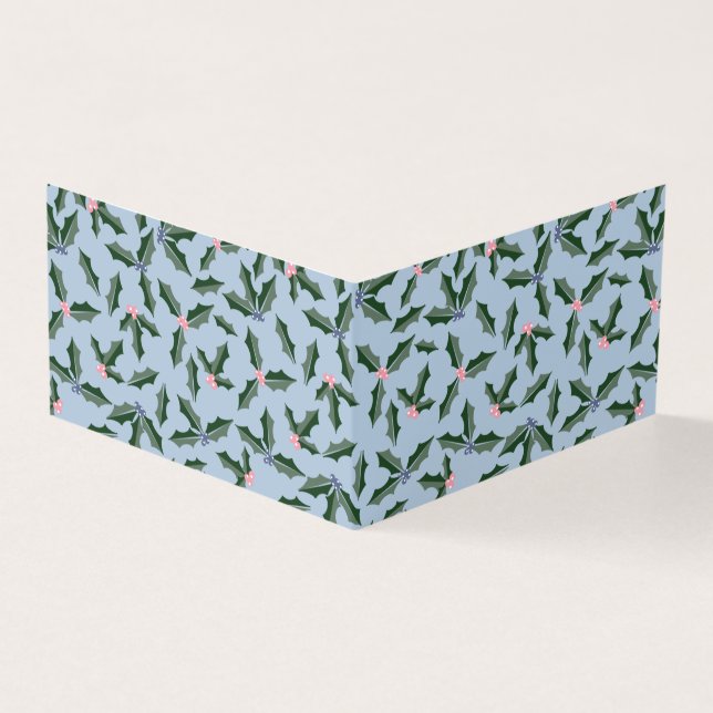 Holly Helgdag Gift-höljeskort Kort (Utsida)