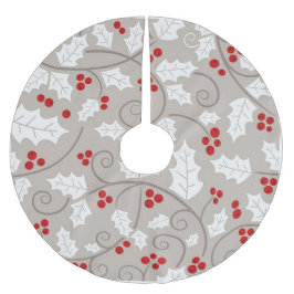 Holly Helgdag jul Julgransmatta Borstad Polyester