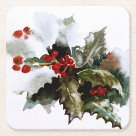 Holly Helgdagars Square Underlägg