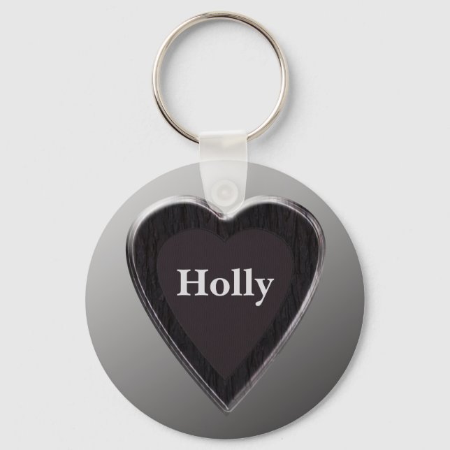 Holly Hjärtnyckelring Nyckelring (Framsida)