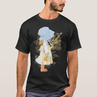 Holly Hobbie County Girl Holding Flowers Sweet V-N T Shirt