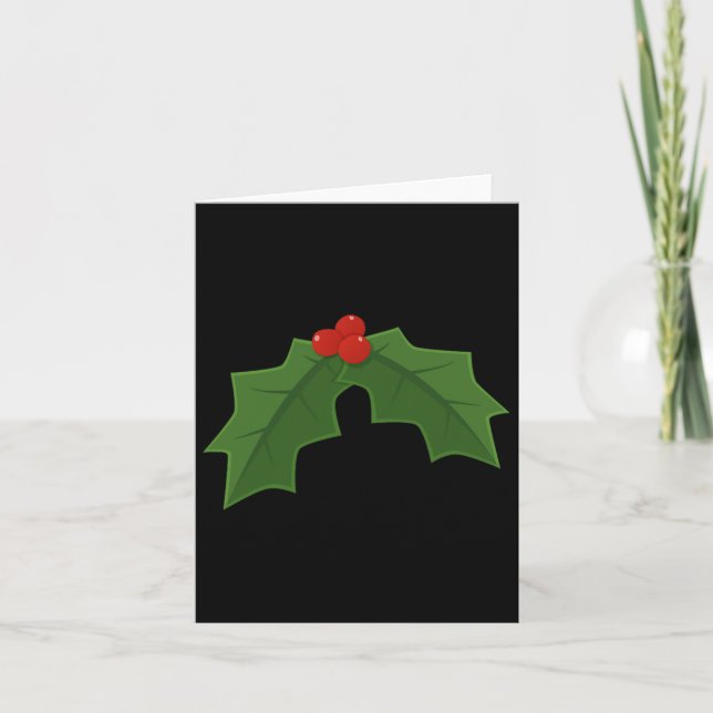 Holly - Holly och Berries jul Kort (Framsida)