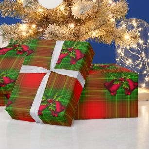 Holly Jingle Tartan Bliss jul Presentpapper