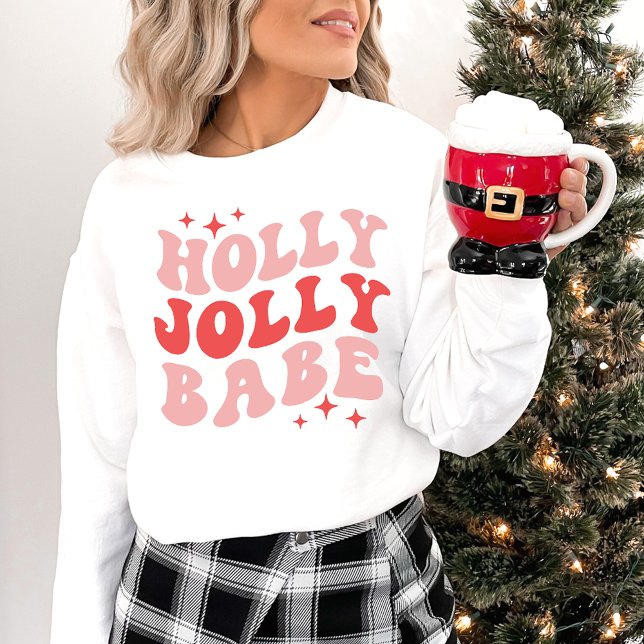Holly Jolly Babe Helgdag jul T Shirt (Skapare uppladdad)