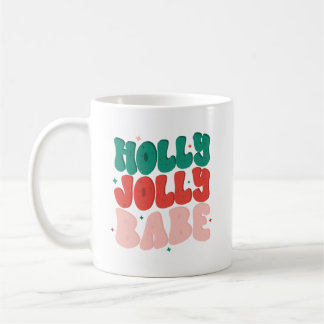 Holly Jolly Babe Kaffemugg