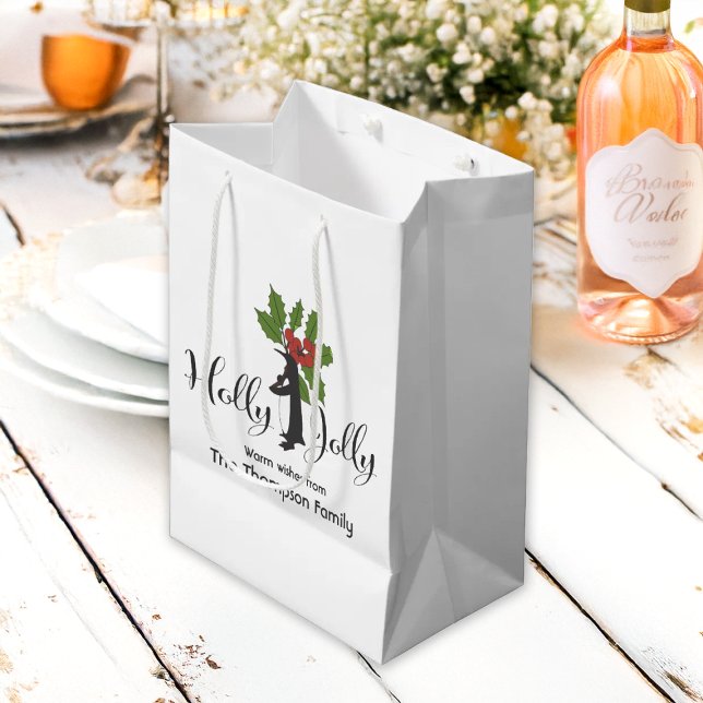 Holly Jolly Cute Funny Penguin jul (Skapare uppladdad)