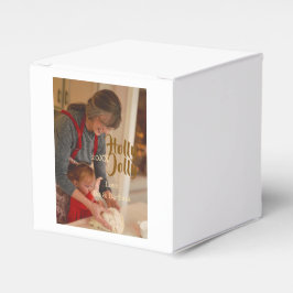 Holly Jolly family holiday photo beige year naboho Presentaskar