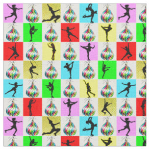 HOLLY JOLLY FIGUR SKATER CHRISTMAS DESIGN TYG