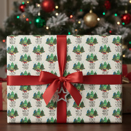 Holly Jolly Gamer Julgran Presentpapper
