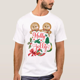 Holly Jolly Gingerbröd T Shirt