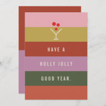 Holly Jolly Greeting Card