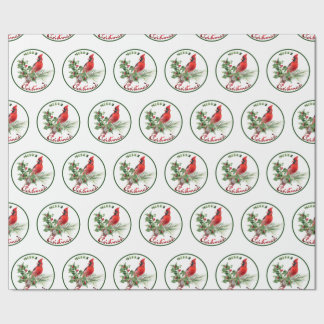 Holly Jolly Hälsning från jul Presentpapper