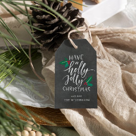 Holly Jolly | Helgdag för kretskort Presentetikett