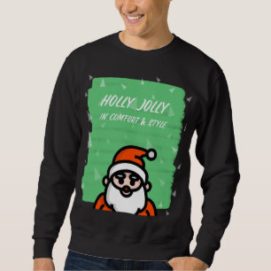 Holly Jolly i julen Comfort och Stil Lång Ärmad Tröja