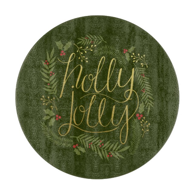 Holly Jolly Jul Cot Board (Framsidan)