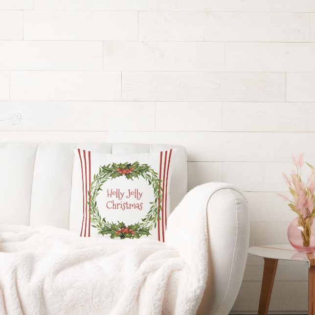 Holly Jolly - jul Dekorativ kudde (Soffa)