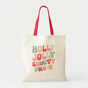 Holly Jolly Jul-förk-lärare Tygkasse
