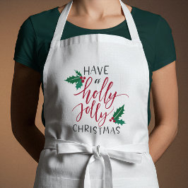Holly Jolly jul Förkläde