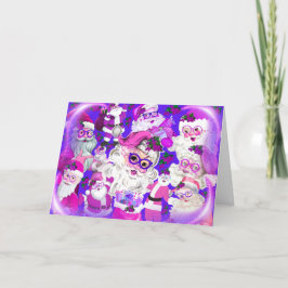 Holly Jolly jul-hälsningskort Kort