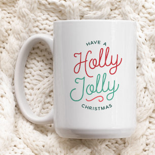 Holly Jolly jul Kaffemugg