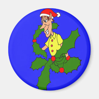 Holly Jolly jul Magnet