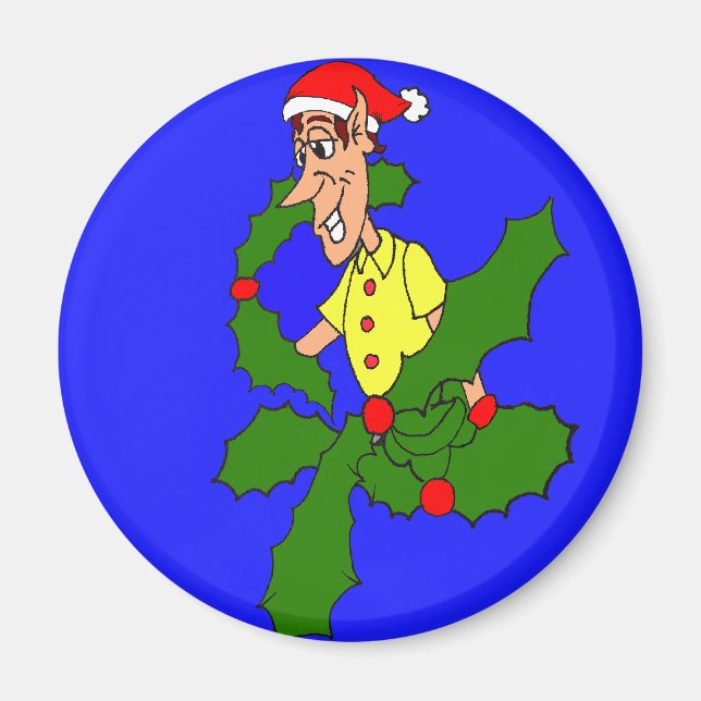 Holly Jolly jul Magnet (Framsidan)