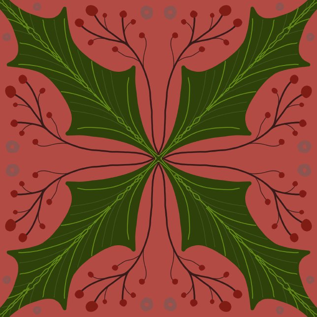 Holly Jolly jul Presentpapper (Skapare uppladdad)